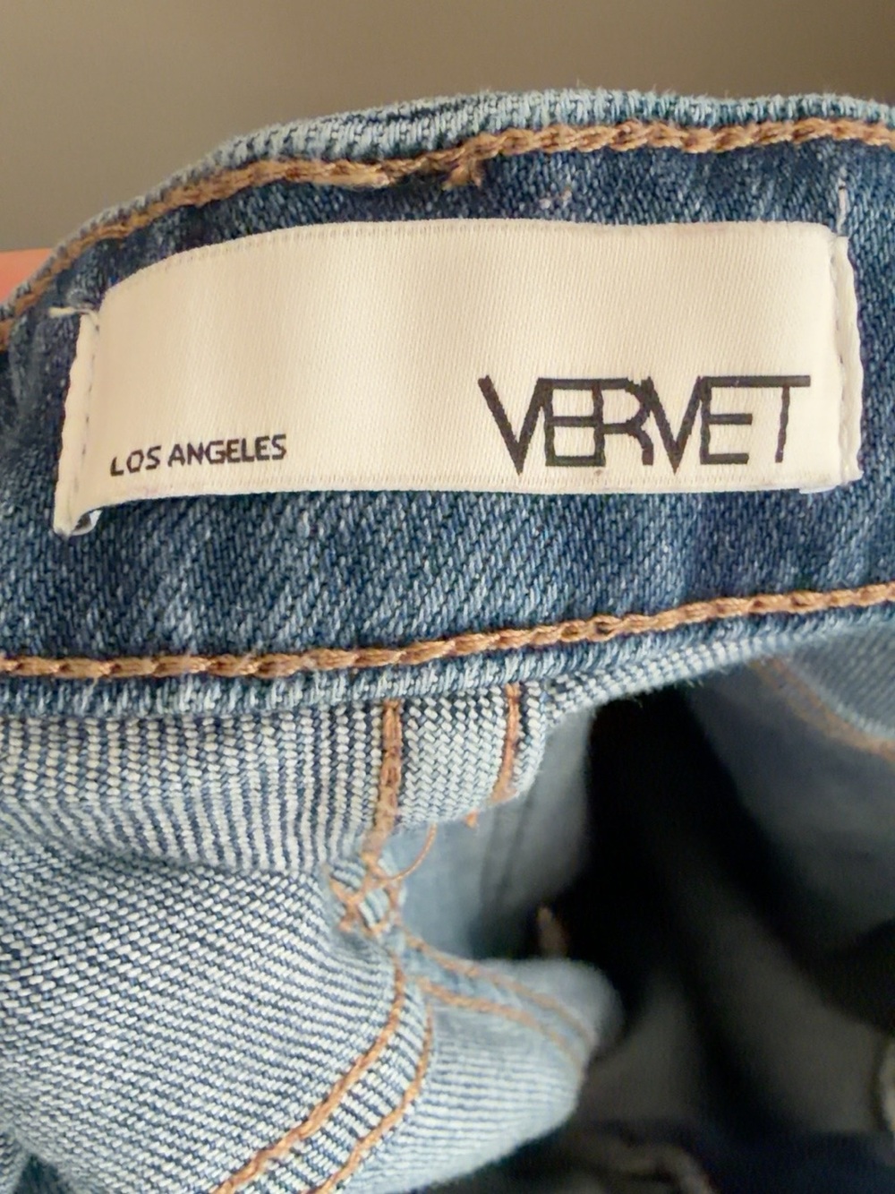 VERVET Los Angeles Size 16 Medium Wash Straight Leg Ankle Jeans Stretch - Picture 6 of 7